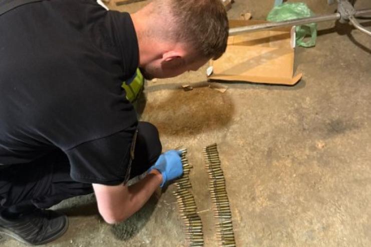 Поліцейські відправили на лаву підсудних жителя Білгород-Дністровського району за незаконне поводження з вибухівкою та боєприпасами