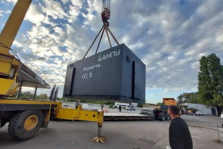 Чорноморський порт отримав перші мобільні укриття