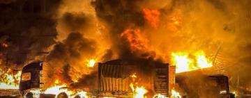 Ворожа атака дронами на Одещині: п’ятеро постраждалих та масштабні пожежі