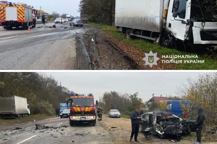 Поліцейські розслідують обставини ДТП в Одеському районі за участю легковика та вантажівки