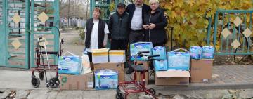 Сергій Шутов та БФ «Шляхетна справа» передав допомогу Територіальному центру соціального обслуговування Бессарабської селищної ради