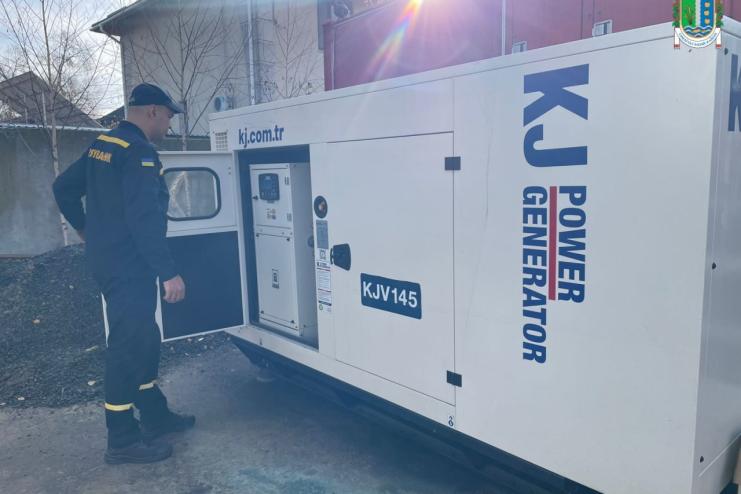 Ізмаїльські рятувальники отримали потужний генератор від міжнародних партнерів