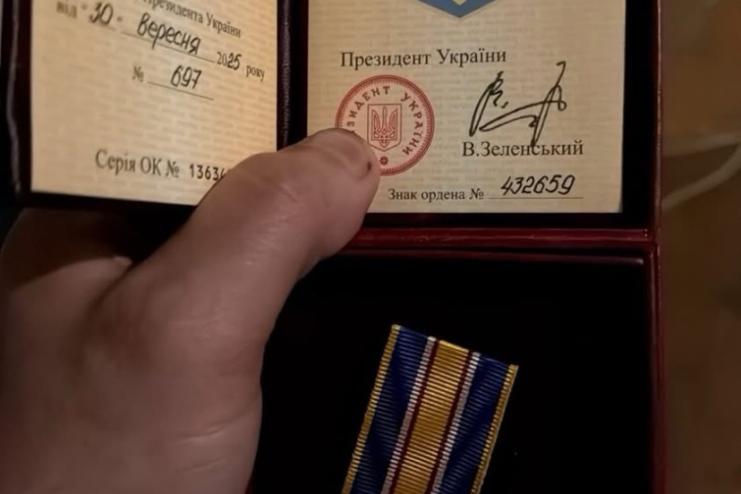 Захисника з Бессарабської громади Олега Чекоя нагороджено орденом «За мужність» ІІІ ступеня 