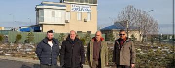 Європейські представники відвідали поромний комплекс «Орлівка» після російських атак