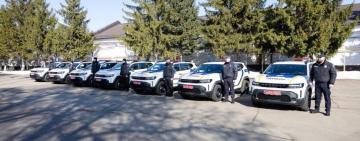 Поліція Одещини отримала нові службові автомобілі для поліцейських офіцерів громад