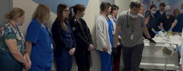 У «Охматдиті»  провели коридор пошани для 13-річного Івана, який після смерті врятував життя чотирьом людям