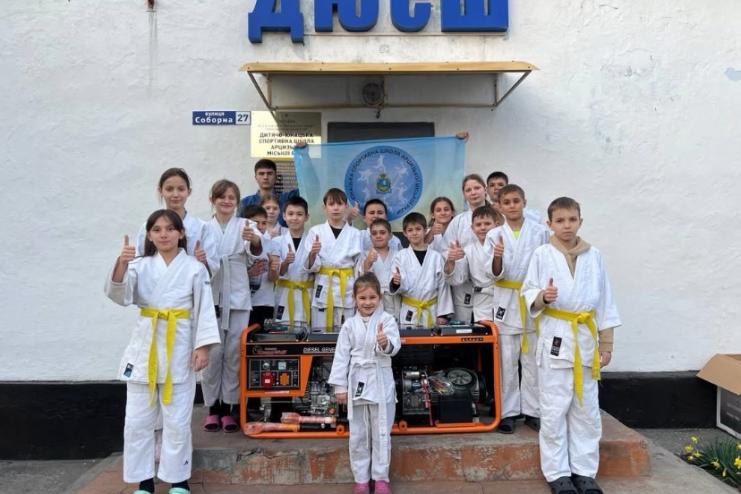 Арцизька ДЮСШ отримала генератори від болгарських партнерів