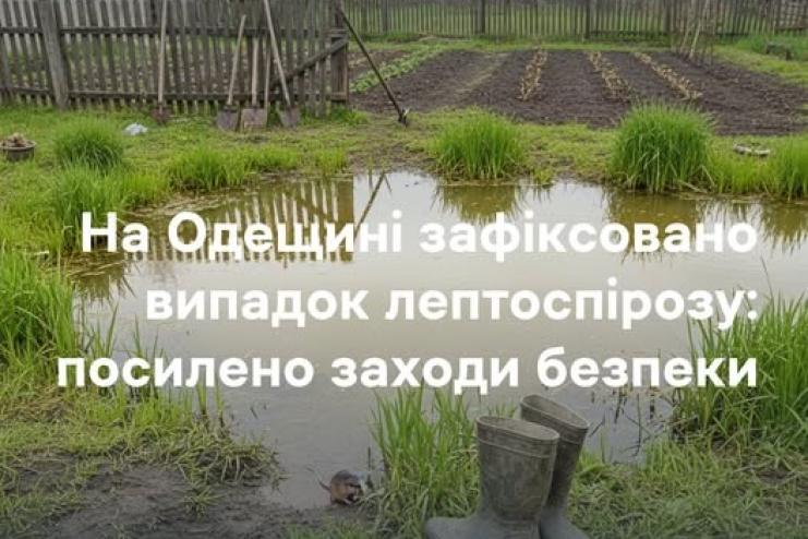 На Одещині зафіксували випадок лептоспірозу: фахівці закликають до пильності
