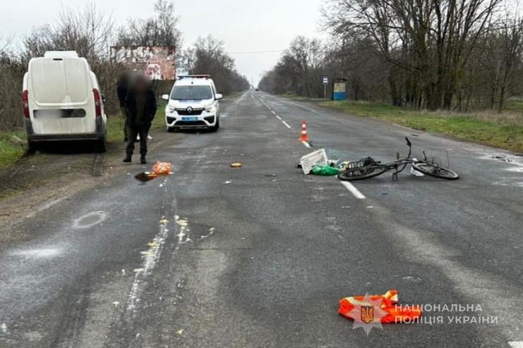 У Білгород-Дністровському районі в ДТП постраждала велосипедистка