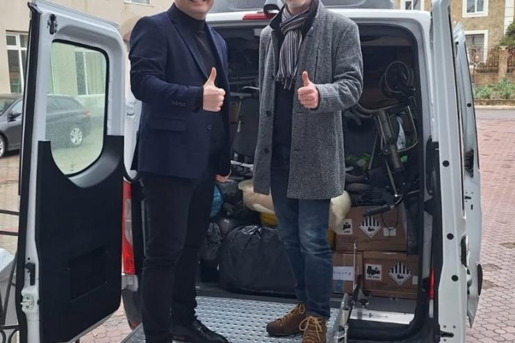 Сарата отримала мікроавтобус для дітей з інвалідністю та важливу допомогу з Німеччини