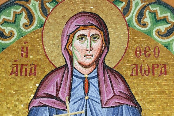 18 квітня. Пам'ять преподобної Феодори Солунської