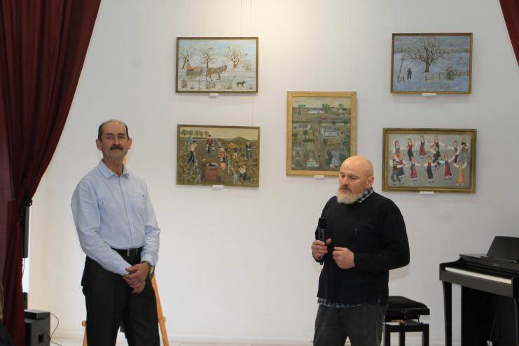 «Життя в палітрах»: в Арцизі відкрили виставку пам’яті художника Дмитра Дьошина