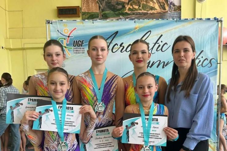 Арцизькі акробатки здобули золото і срібло на чемпіонаті Одеської області
