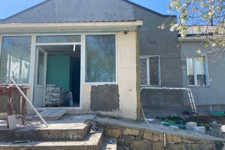 В Арцизькій громаді триває капітальний ремонт Задунаївської амбулаторії