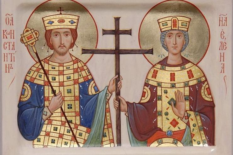3 червня. Пам'ять святих рівноапостольних царя Костянтина та його матері цариці Єлени