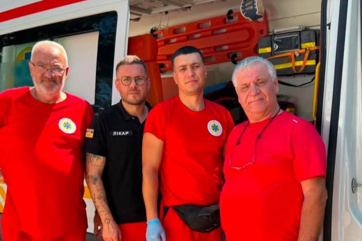 Одеські медики врятували важкопораненого від удару БПЛА та надали допомогу потерпілому в ДТП