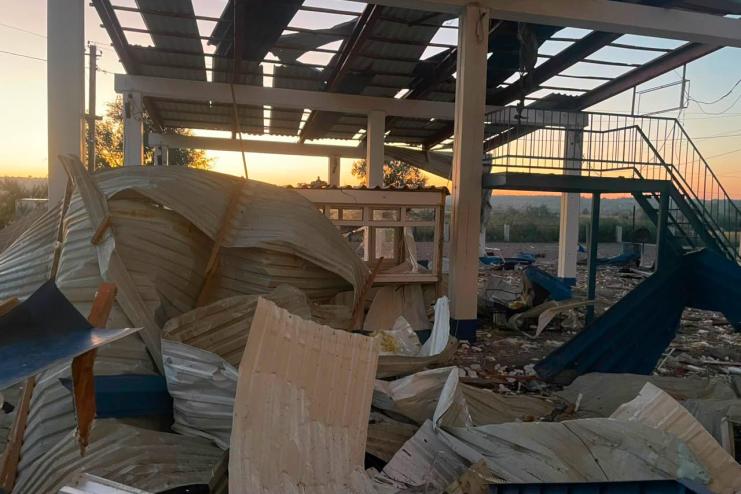 Ворожа атака пошкодила інфраструктуру пункту пропуску «Табаки»