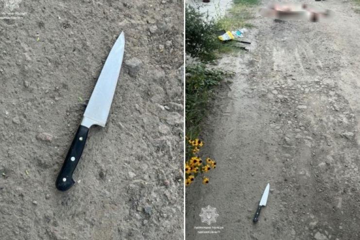Затримали чоловіка, який в Ізмаїлі погрожував людям ножем та напав на патрульних