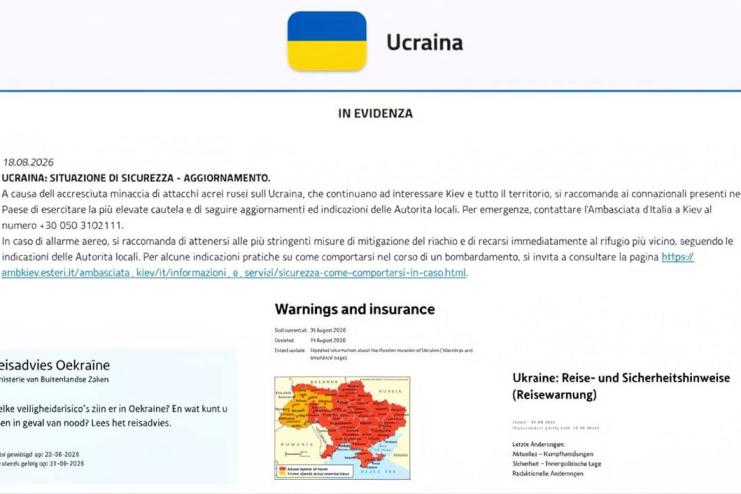 США та країни Європи закликають своїх громадян утриматися від поїздок до України через загрозу ударів по енергетиці