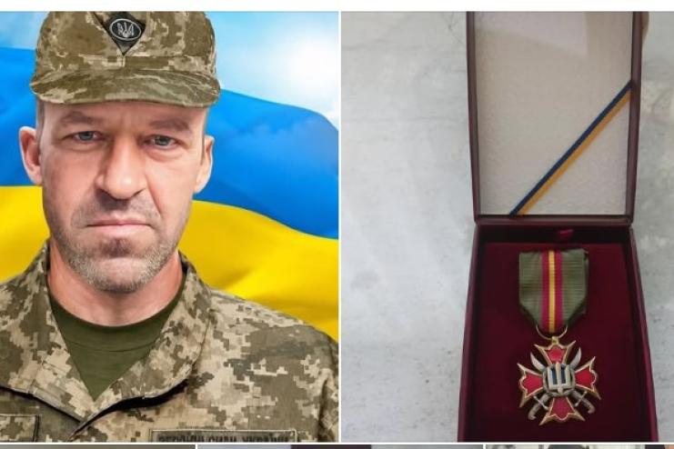 У Лиманській громаді матері загиблого військовослужбовця Михайла Костянюка вручили високу відомчу нагороду сина