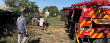 Через дитячі розваги та сильний вітер у Лиманській громаді ледь не сталася масштабна пожежа