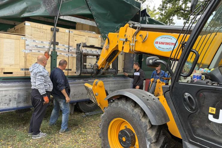 Арцизький «Водоканал» отримав гуманітарний вантаж на 14,5 млн гривень