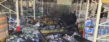На Одещині внаслідок масованої атаки пошкоджено склад із продуктами, кафе та будівлі баз відпочинку