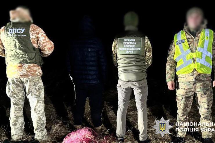 Правоохоронці Одещини викрили браконьєра у заповідній зоні